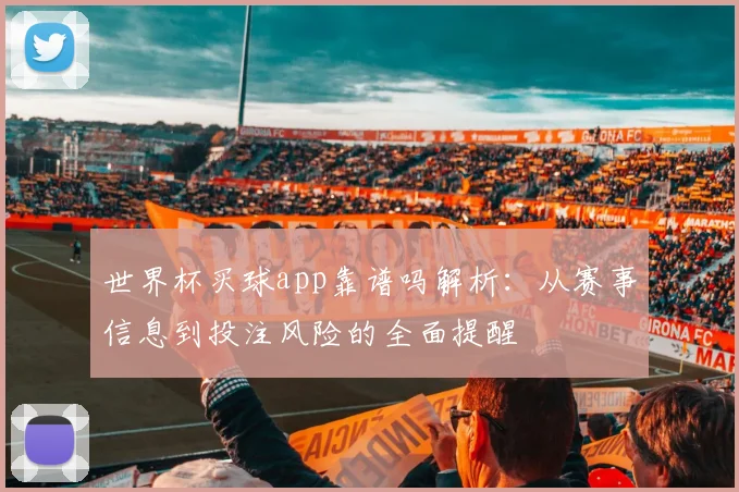 世界杯买球app靠谱吗解析：从赛事信息到投注风险的全面提醒